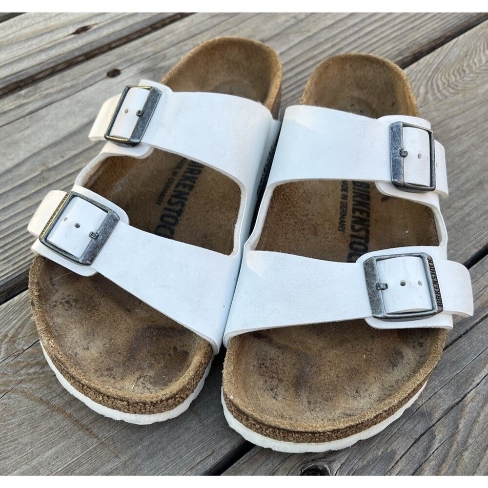 Birkenstock Arizona Women’s 36 US 5 Slide Sandals - White - Picture 8 of 16